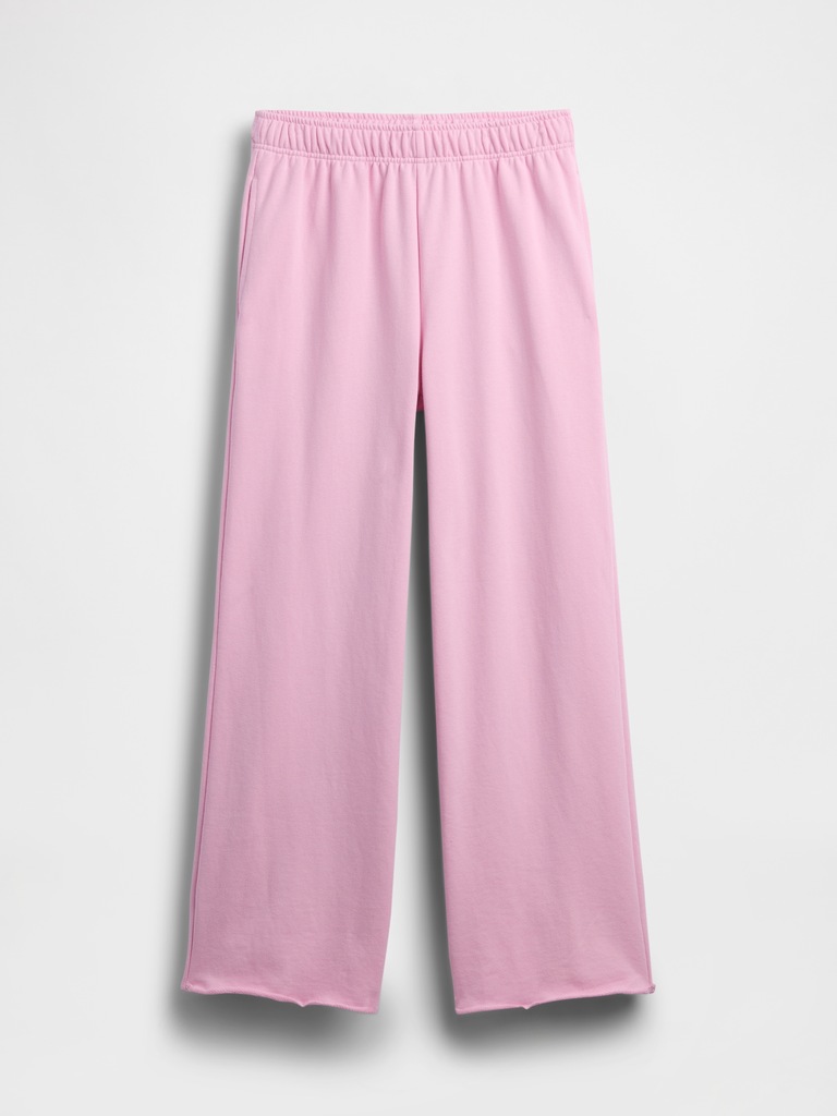 VintageSoft Terry Wide-Leg Sweatpants
