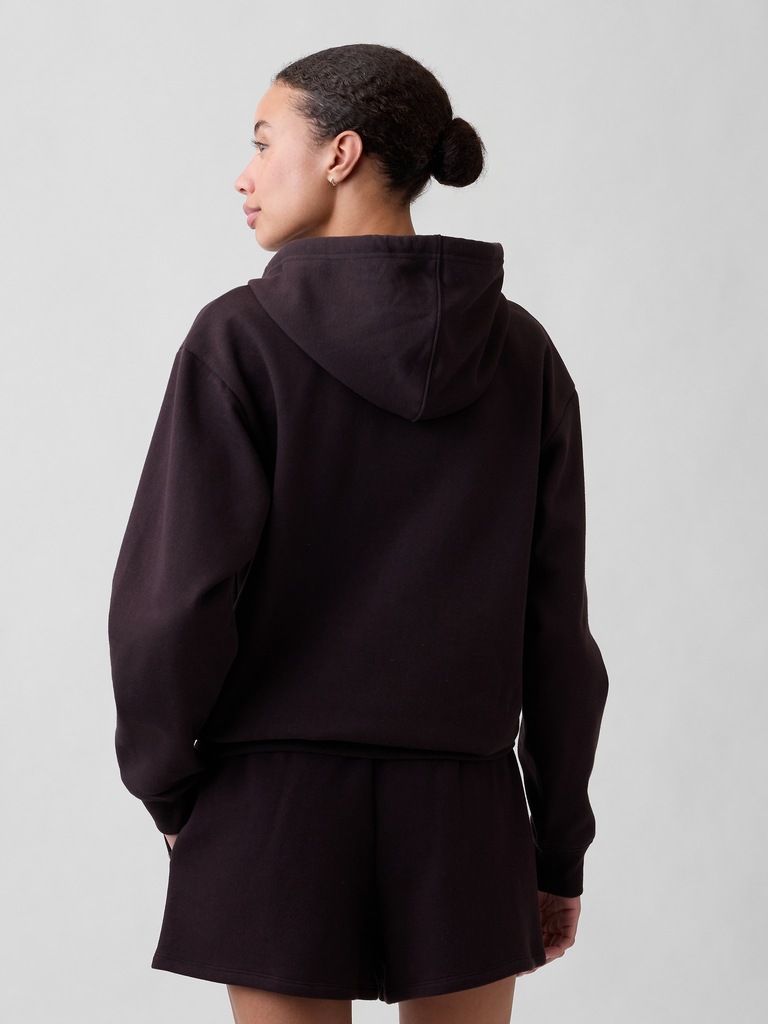 Relaxed Gap Logo Zip Hoodie