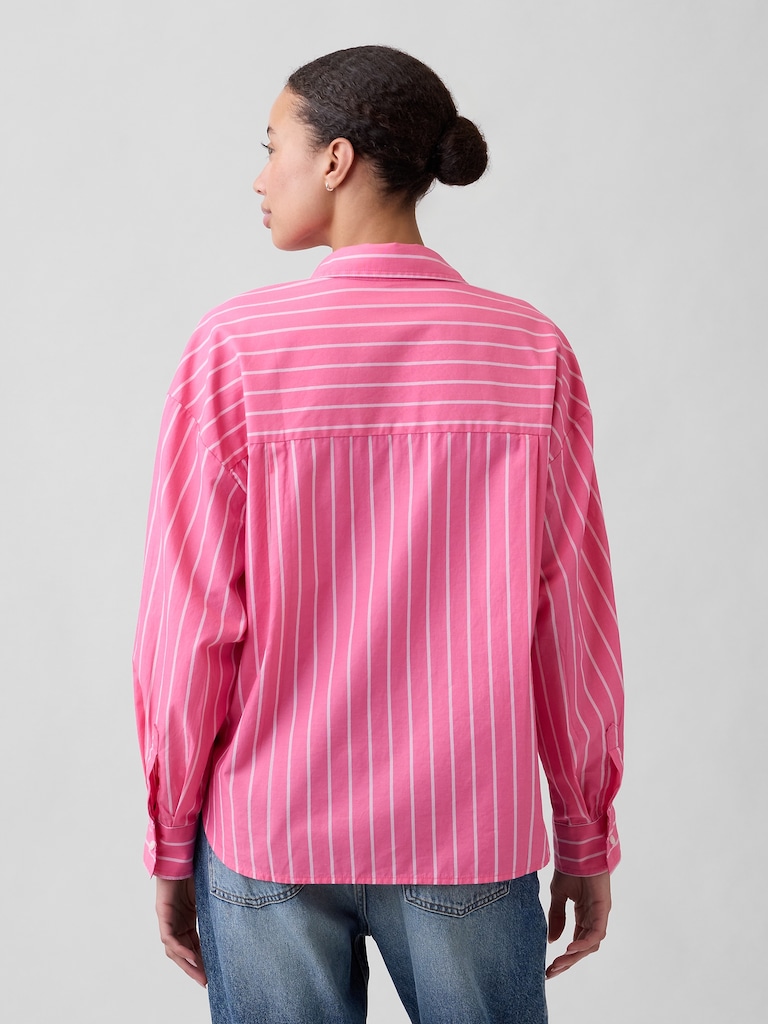 Oversized Shirt in Poplin