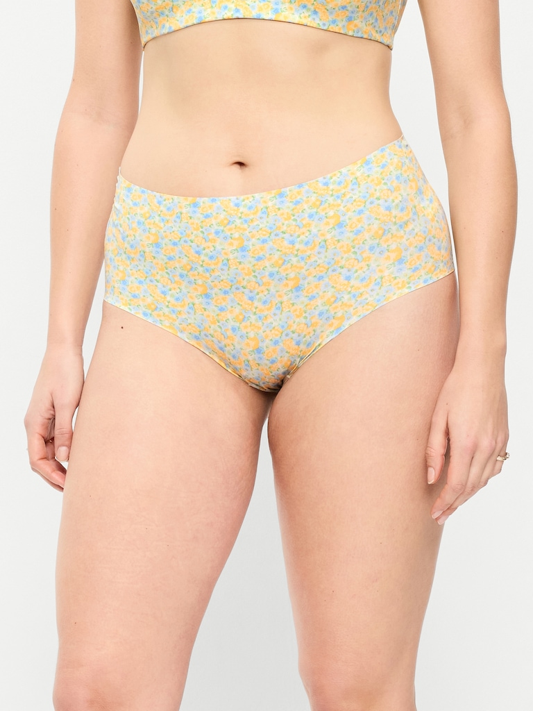 High-Waisted No-Show Brief Underwear
