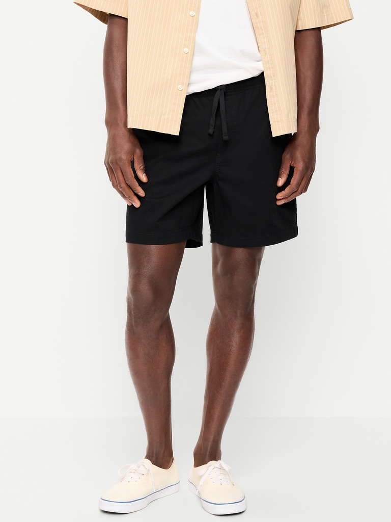 Twill Jogger Shorts -- 7-inch inseam
