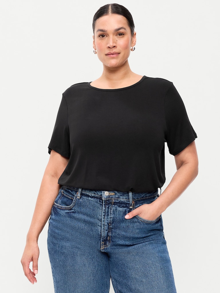 Luxe Crew-Neck T-Shirt