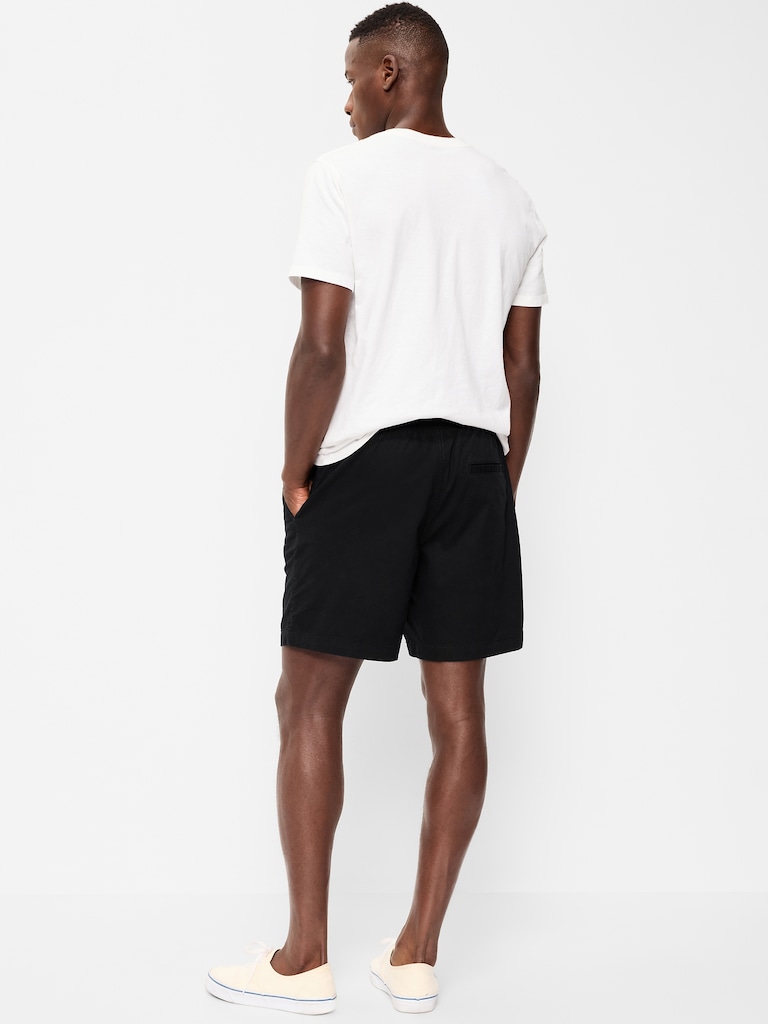 Twill Jogger Shorts -- 7-inch inseam