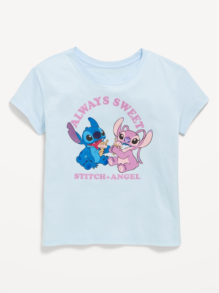 Disney© Stitch & Angel Graphic T-Shirt for Girls