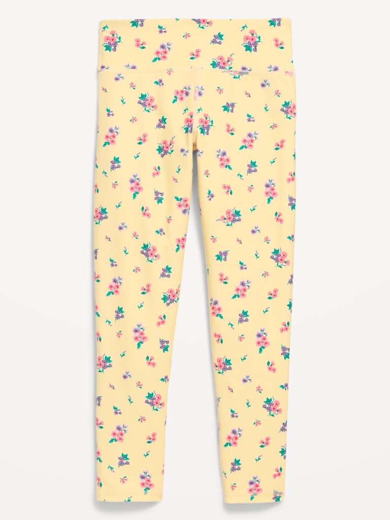 High-Waisted PowerSoft 7/8-Length Leggings for Girls