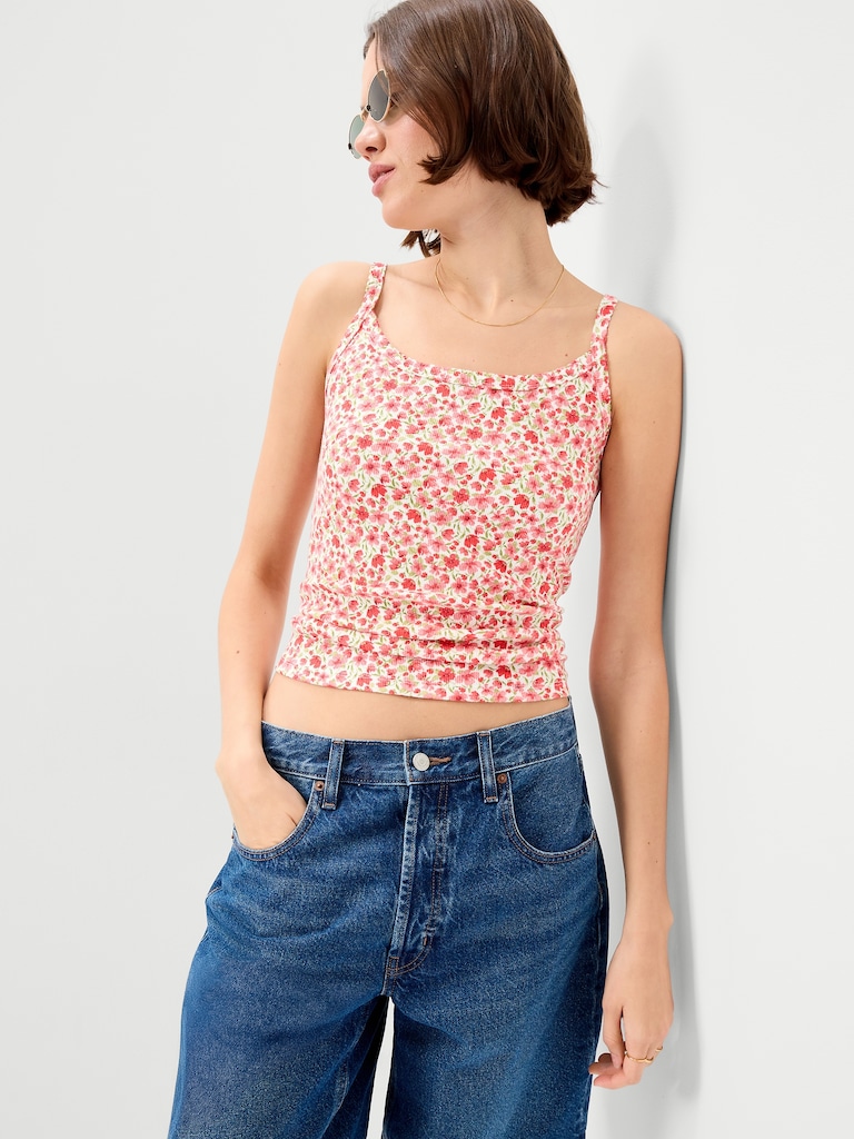 Pointelle Cami Tank Top