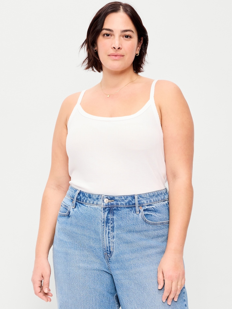 Pointelle Cami Tank Top