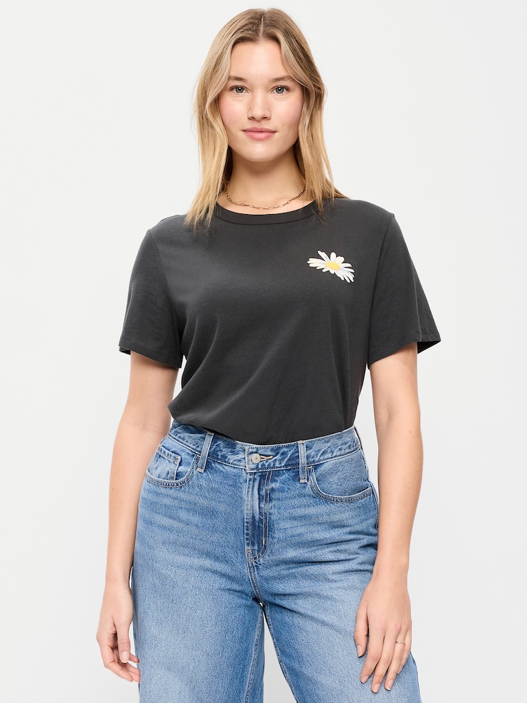 EveryWear Crew-Neck Graphic T-Shirt