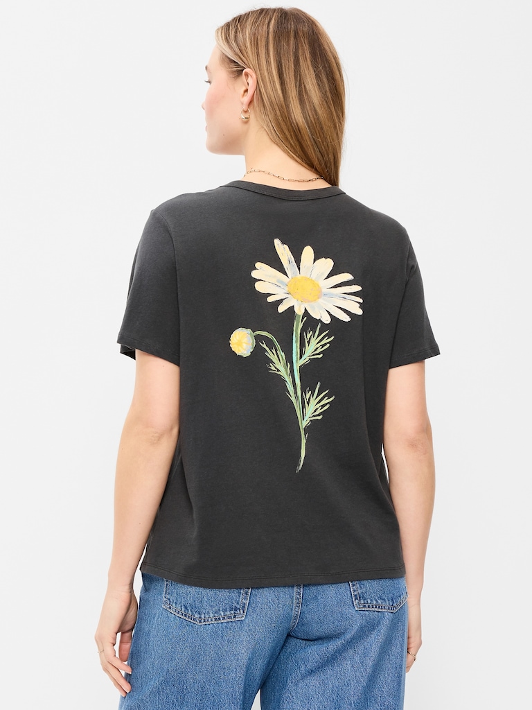 EveryWear Crew-Neck Graphic T-Shirt