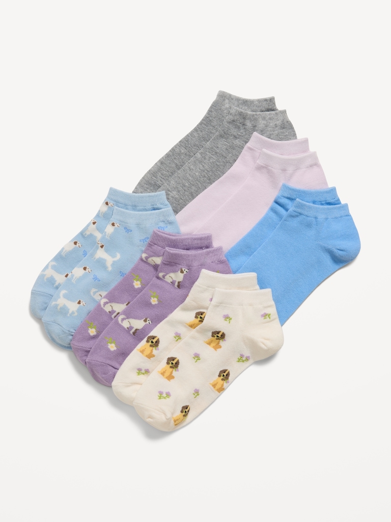 Ankle Socks 6-Pack for Girls
