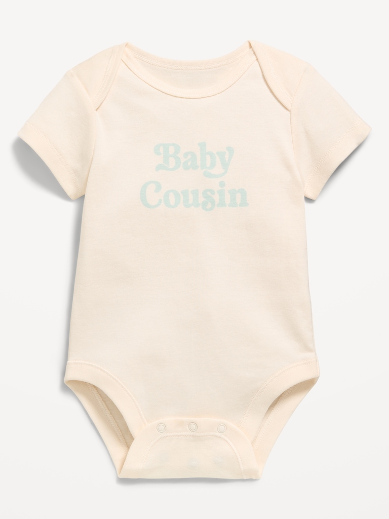 Short-Sleeve Graphic Bodysuit for Baby