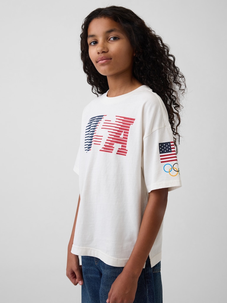 Kids Team USA Oversized T-Shirt