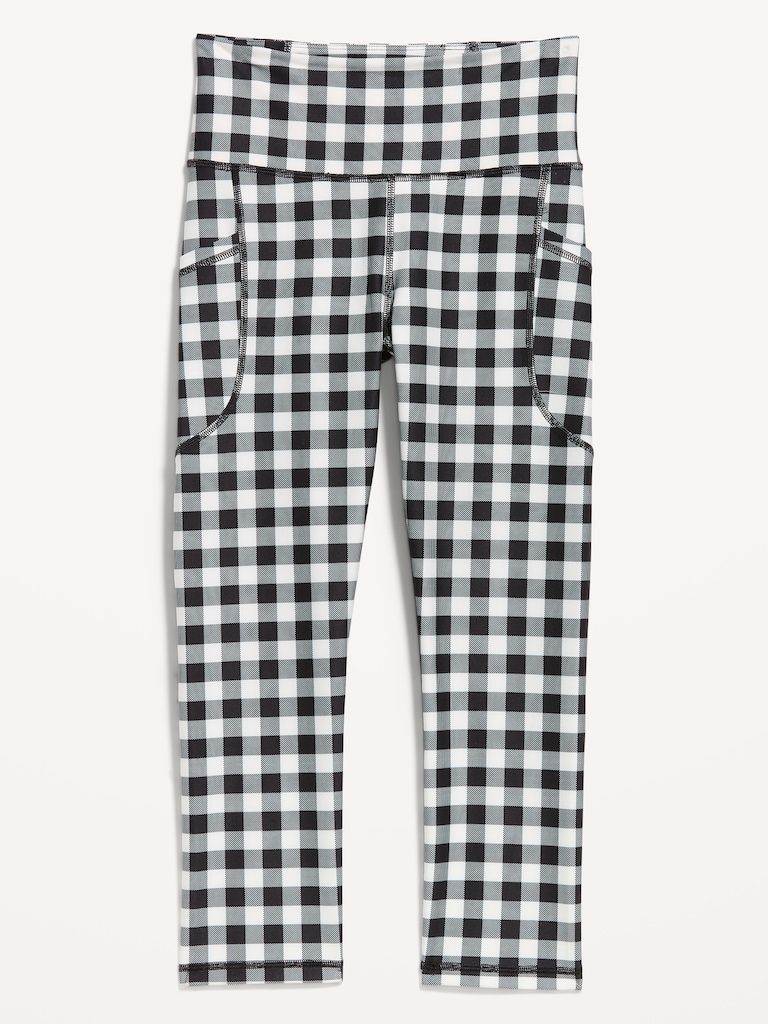 High-Waisted PowerSoft Crop Pocket Leggings