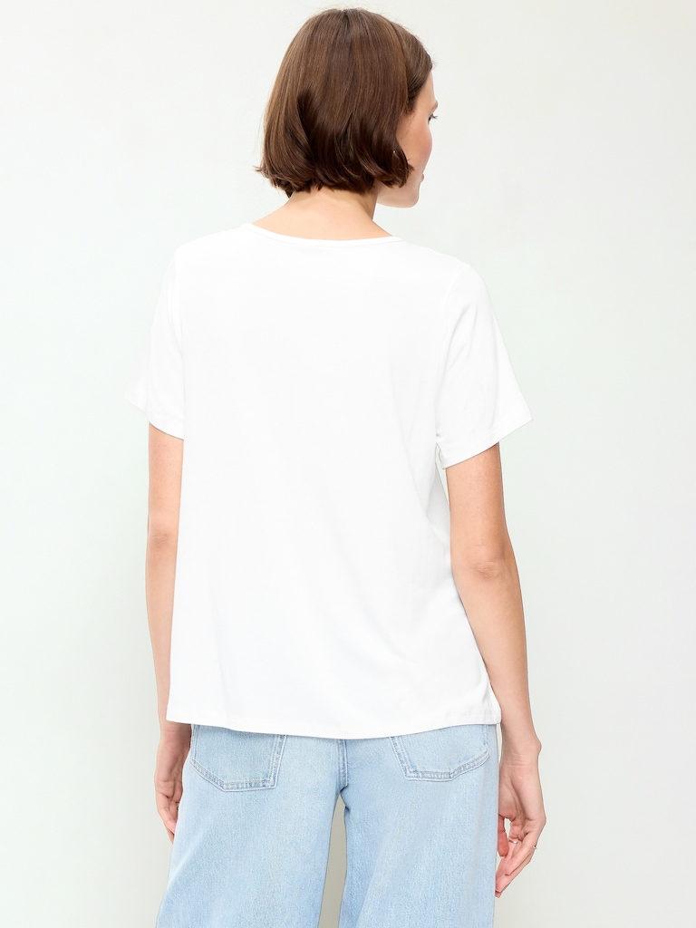 Luxe Crew-Neck T-Shirt