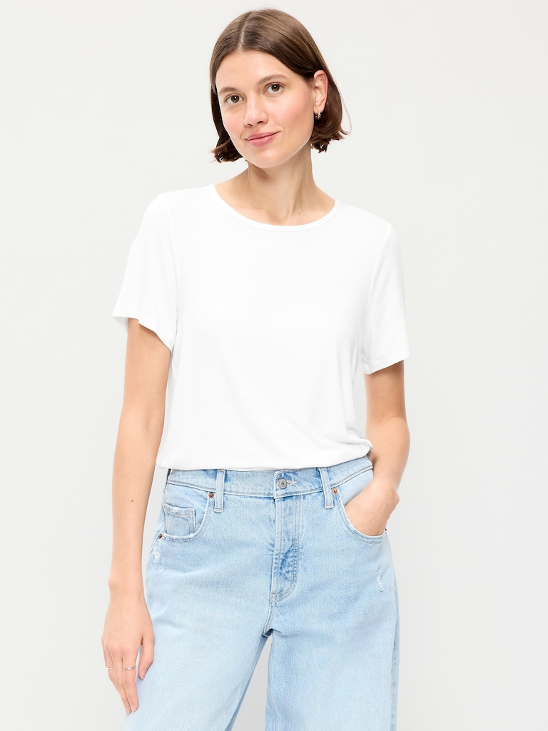 Luxe Crew-Neck T-Shirt