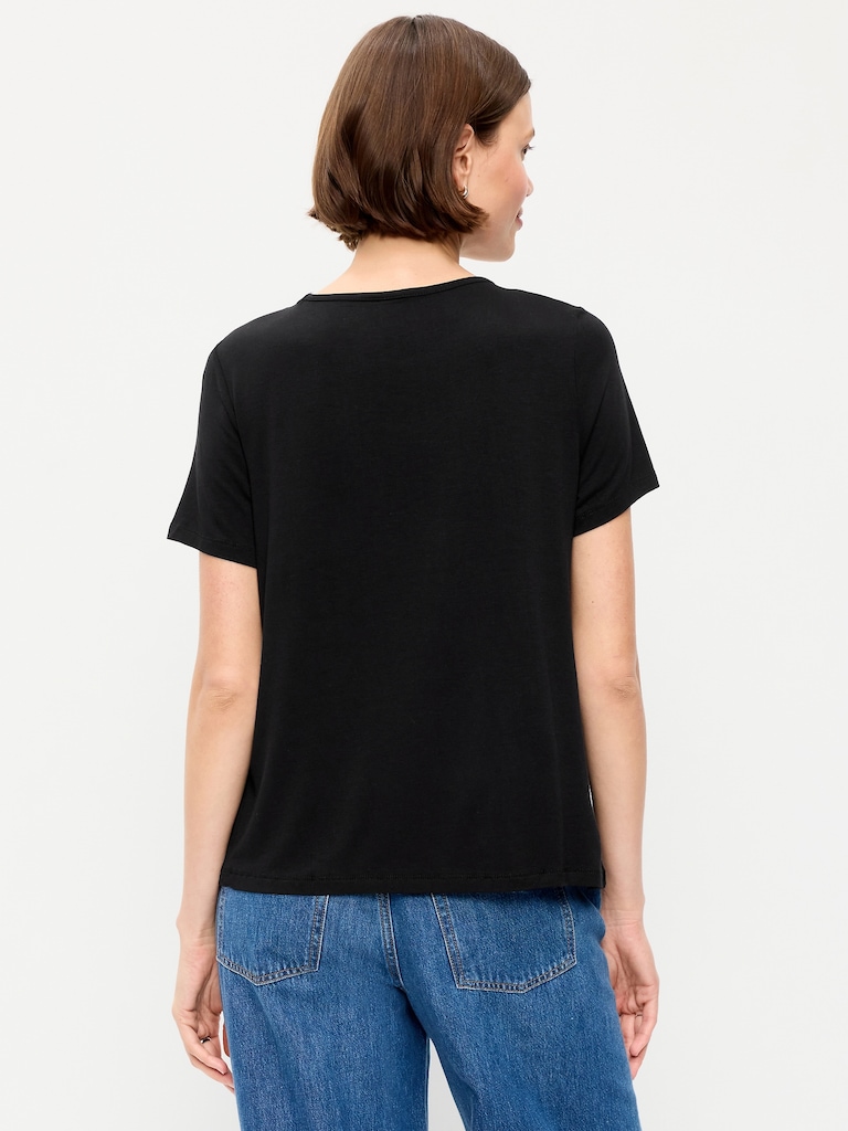 Luxe Crew-Neck T-Shirt