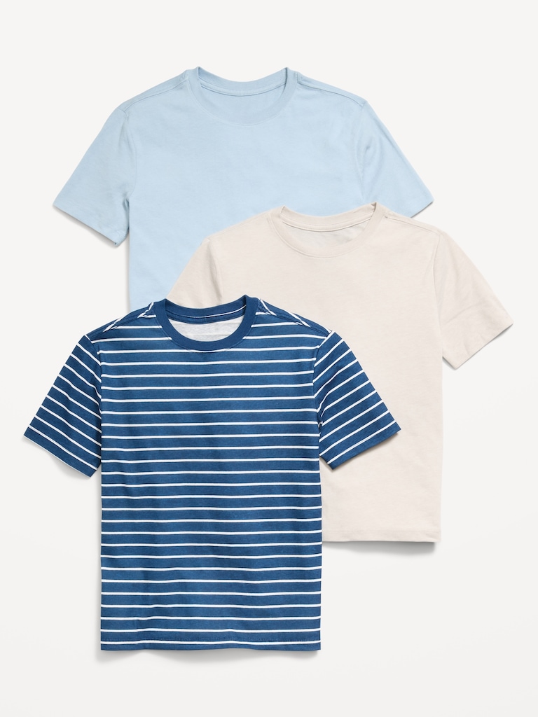 Softest Short-Sleeve T-Shirt 3-Pack for Boys