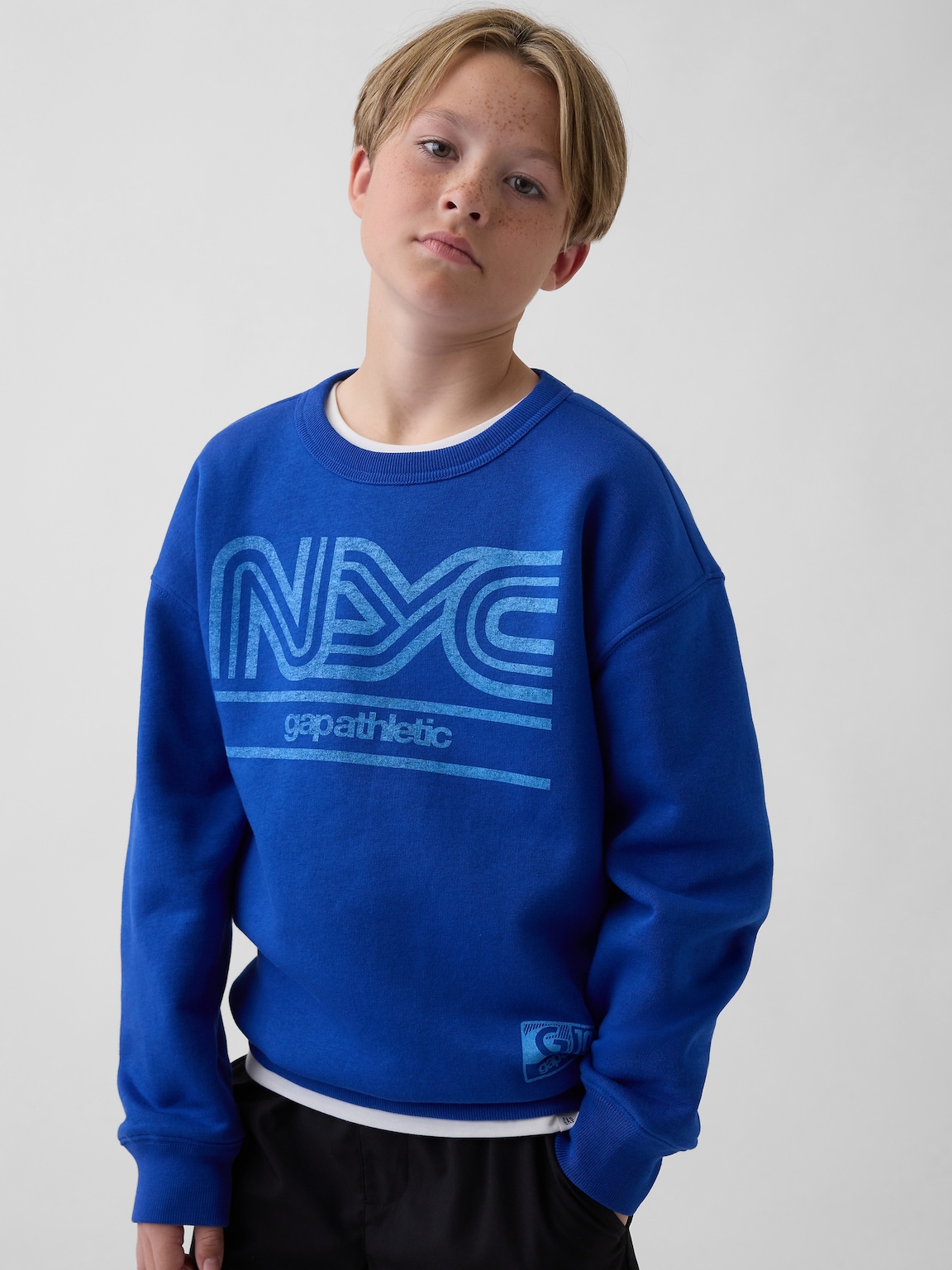 Kids Relaxed Graphic Sweatshirt