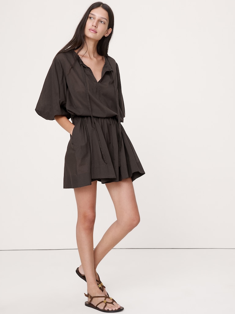 Lightweight Cotton Mini Dress