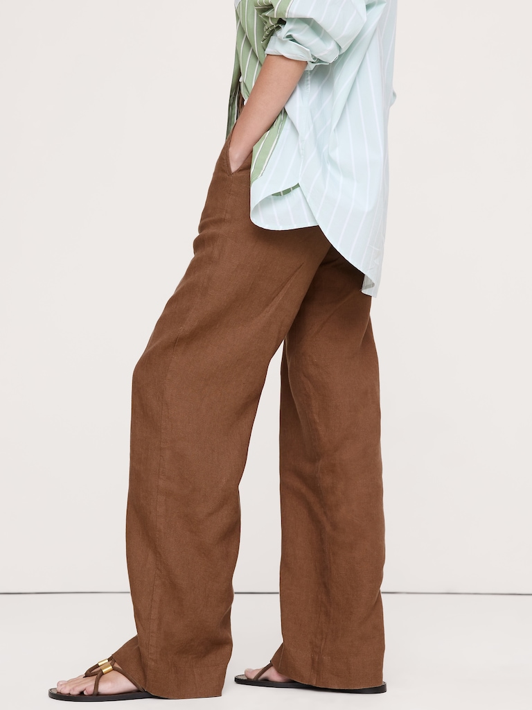 The Everyday Wide-Leg Pant in Linen