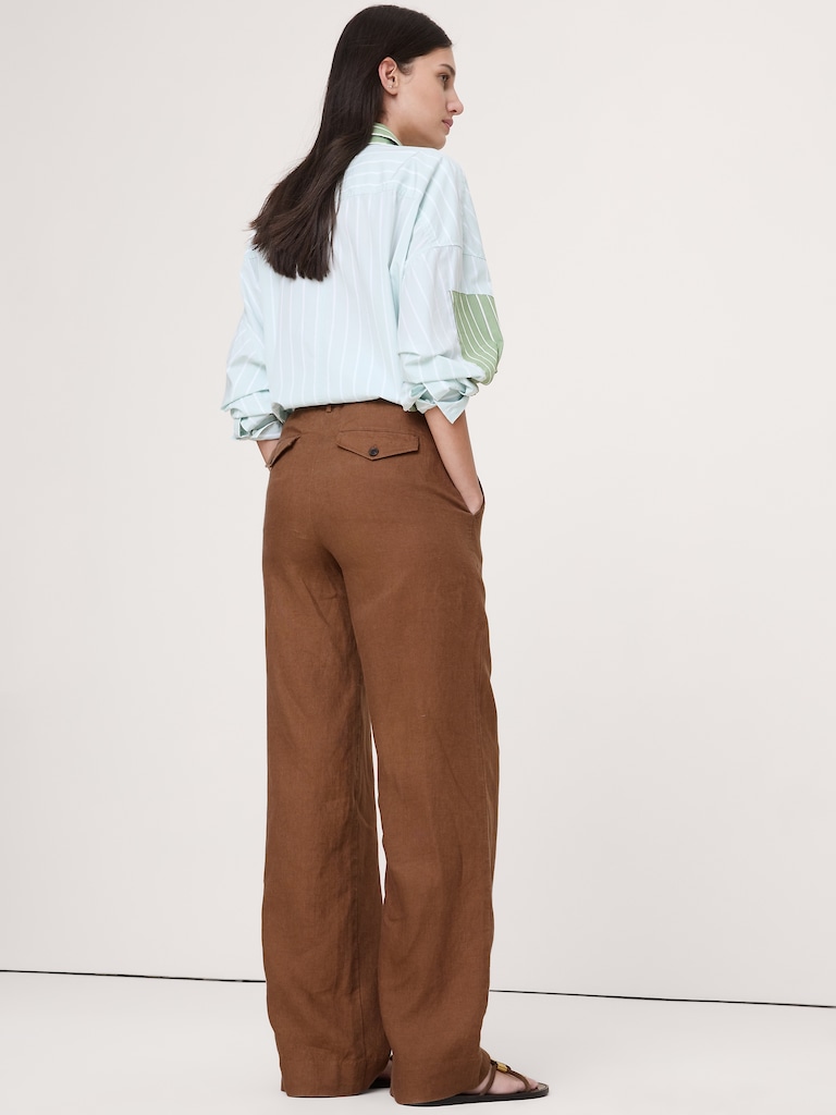 The Everyday Wide-Leg Pant in Linen