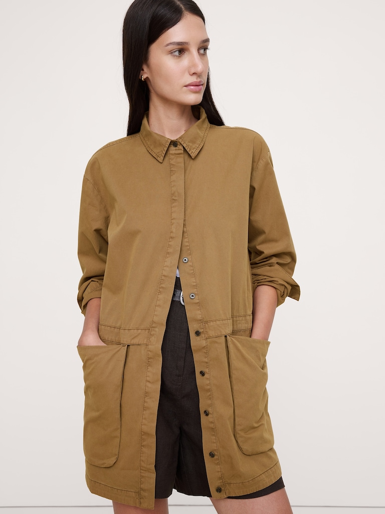Cotton Twill Utility Tunic