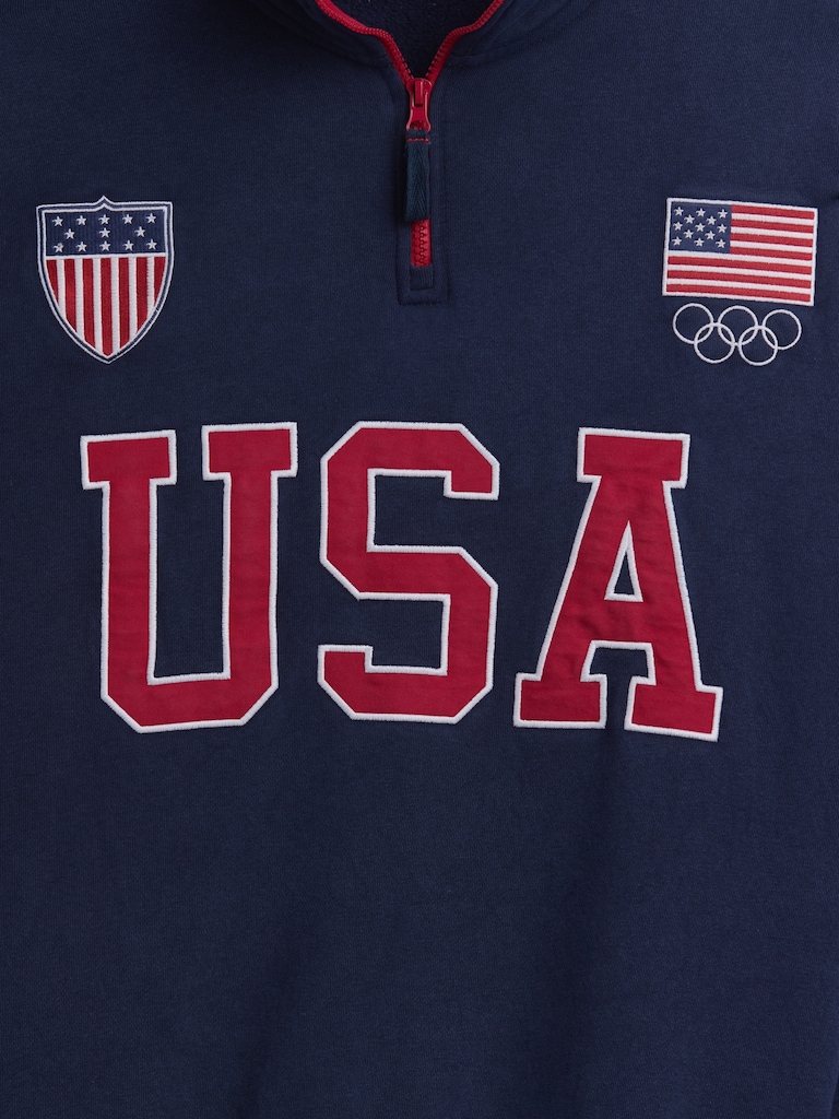 Adult Team USA Heavyweight Quarter-Zip Pullover