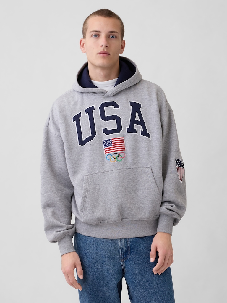 Adult Team USA Heavyweight Oversized Hoodie