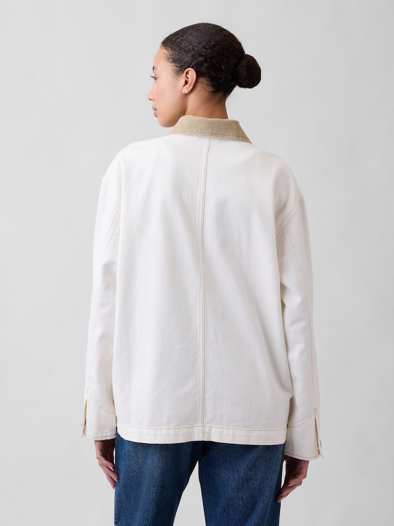 Relaxed Denim Chore Jacket