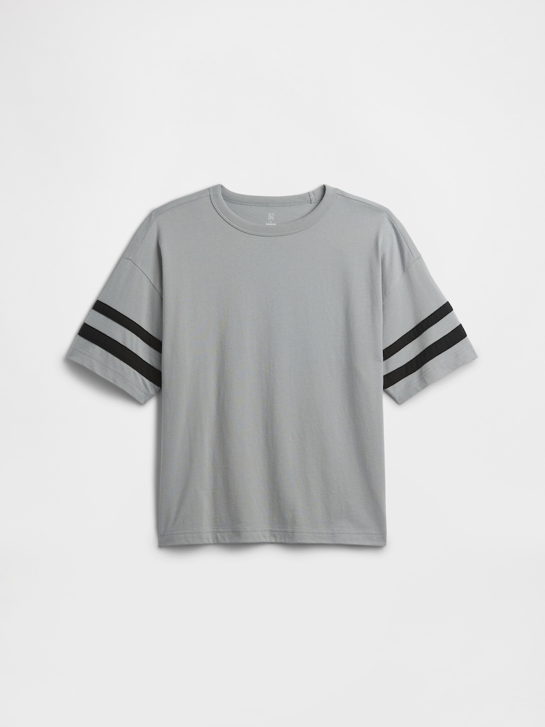 Kids Everyday Soft Boxy Stripe T-Shirt