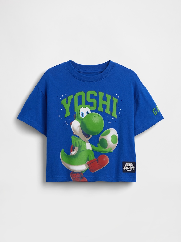 Toddler Super Mario Oversized Graphic T-Shirt
