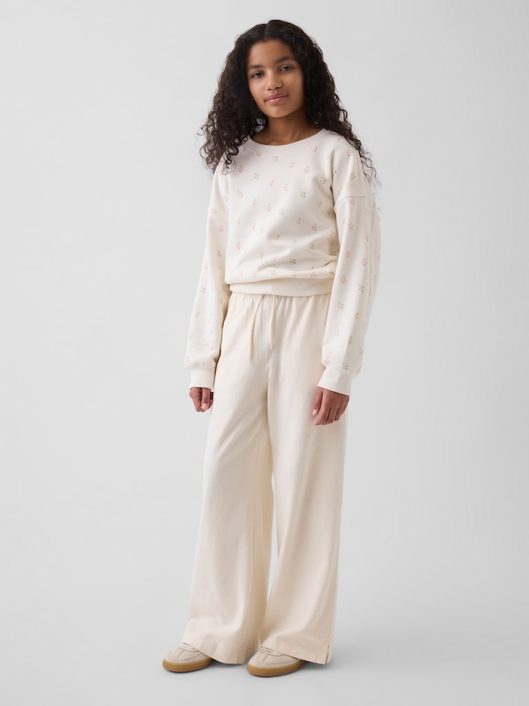 Kids Relaxed Wide-Leg Pants