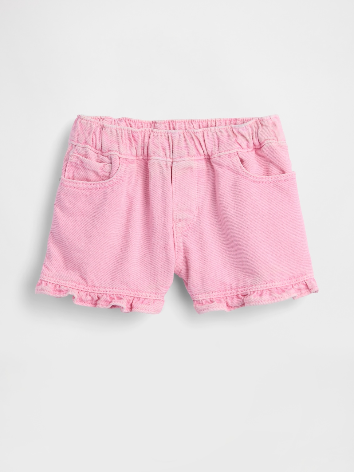 Baby & Toddler Denim Stride Pull-On Ruffle Shorts