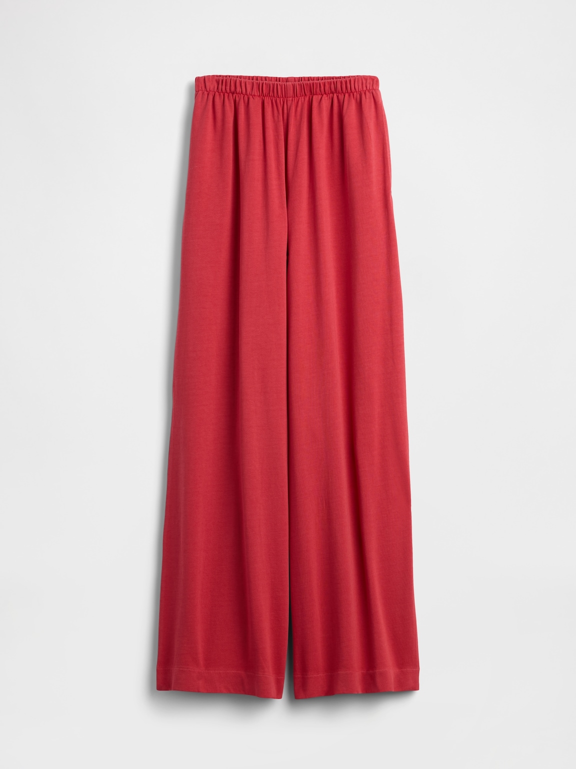 Knit Wide-Leg Pants