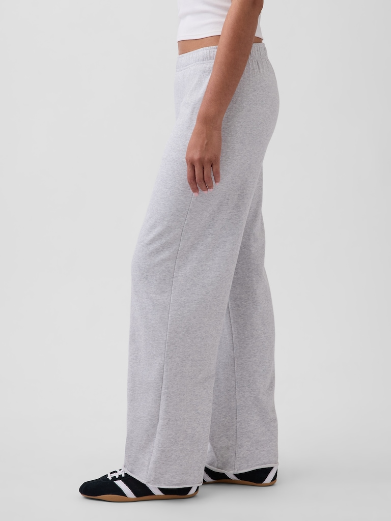 VintageSoft Terry Wide-Leg Sweatpants