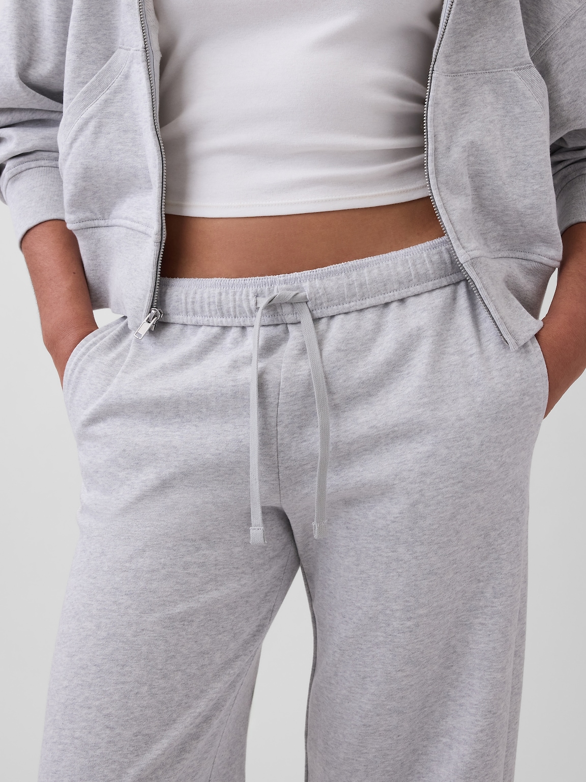 VintageSoft Terry Wide-Leg Sweatpants
