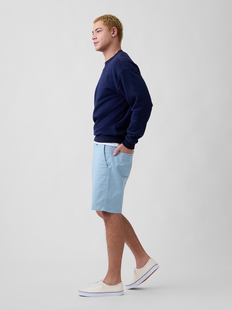 9" Essential Khaki Shorts