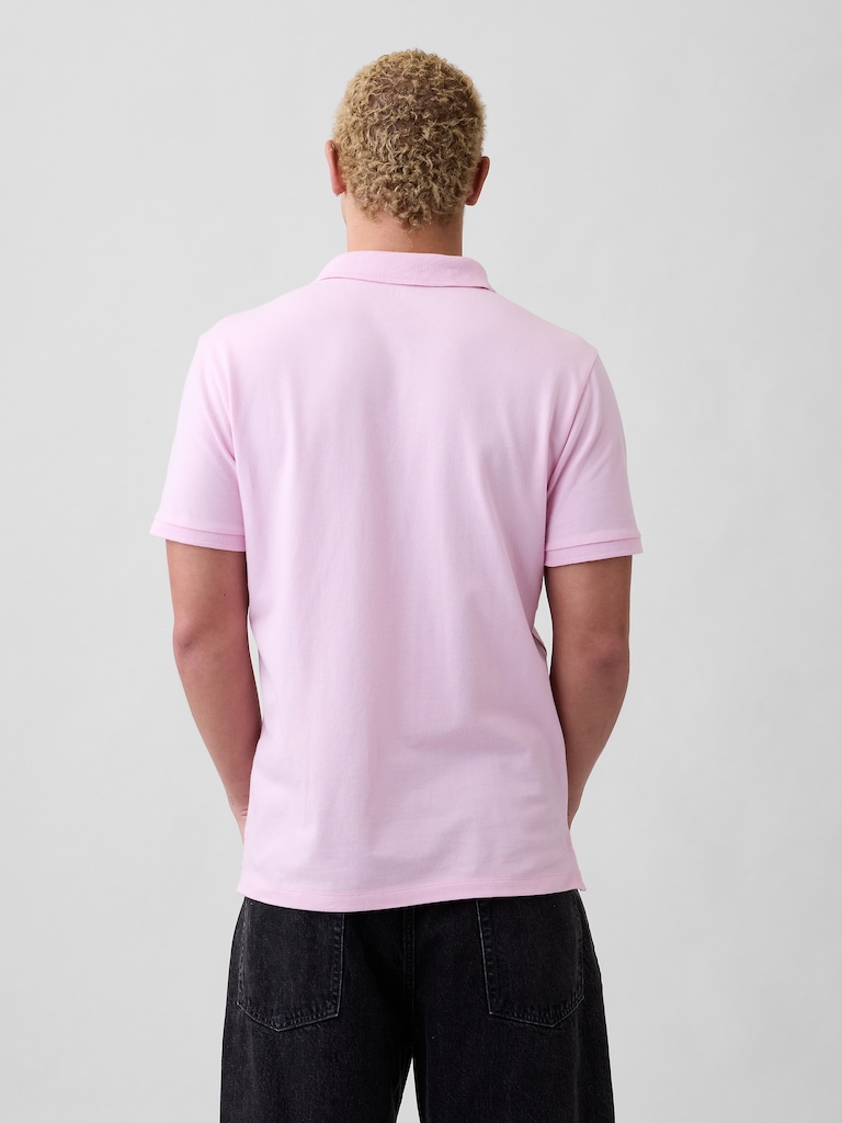 Stretch Pique Polo Shirt