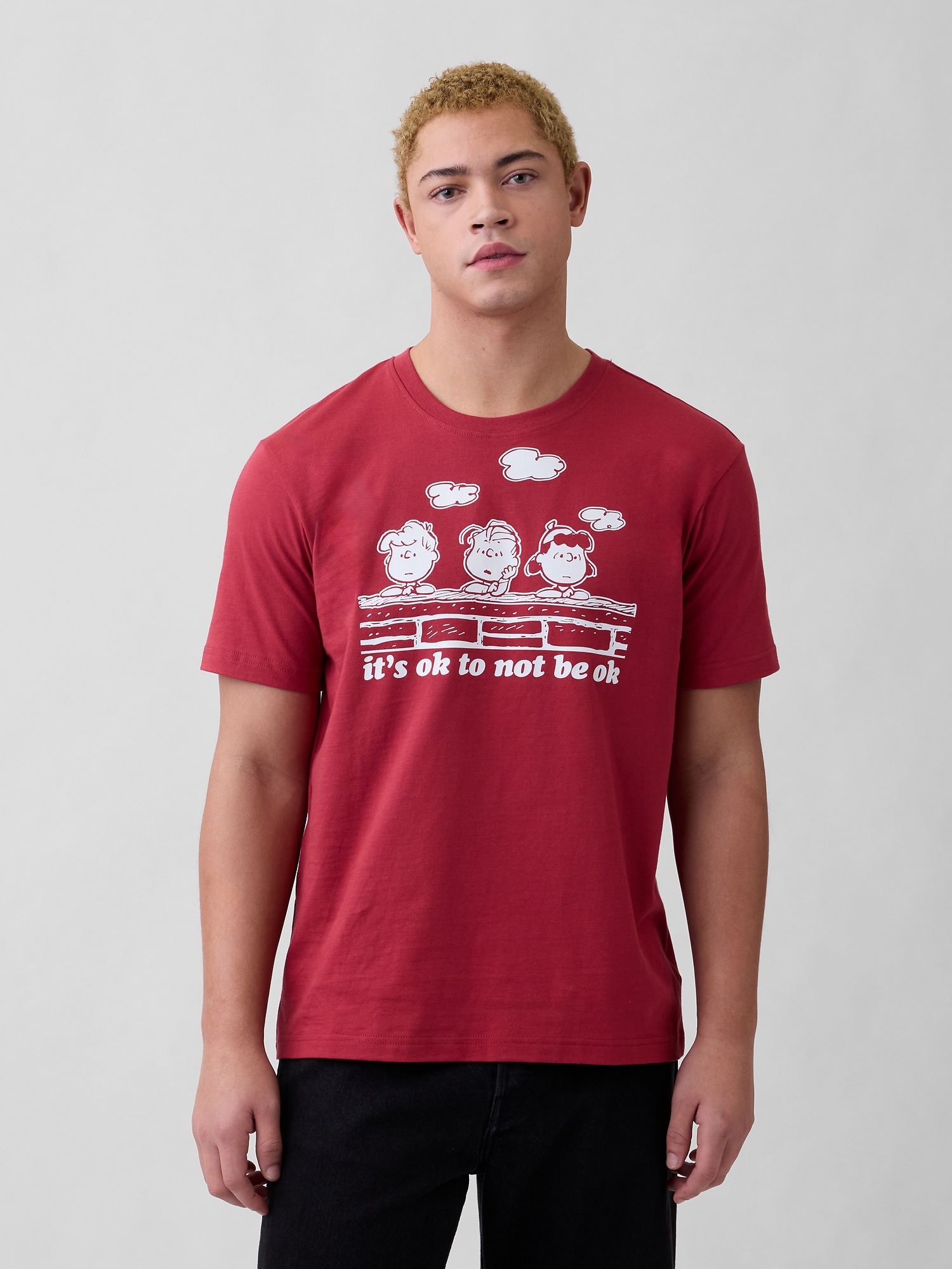 Men's Red Graphic T-Shirts | Gap Factory