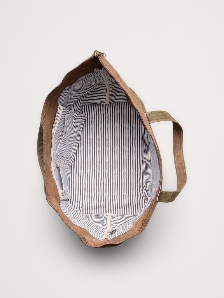 Waxed Canvas Tote by CB Station