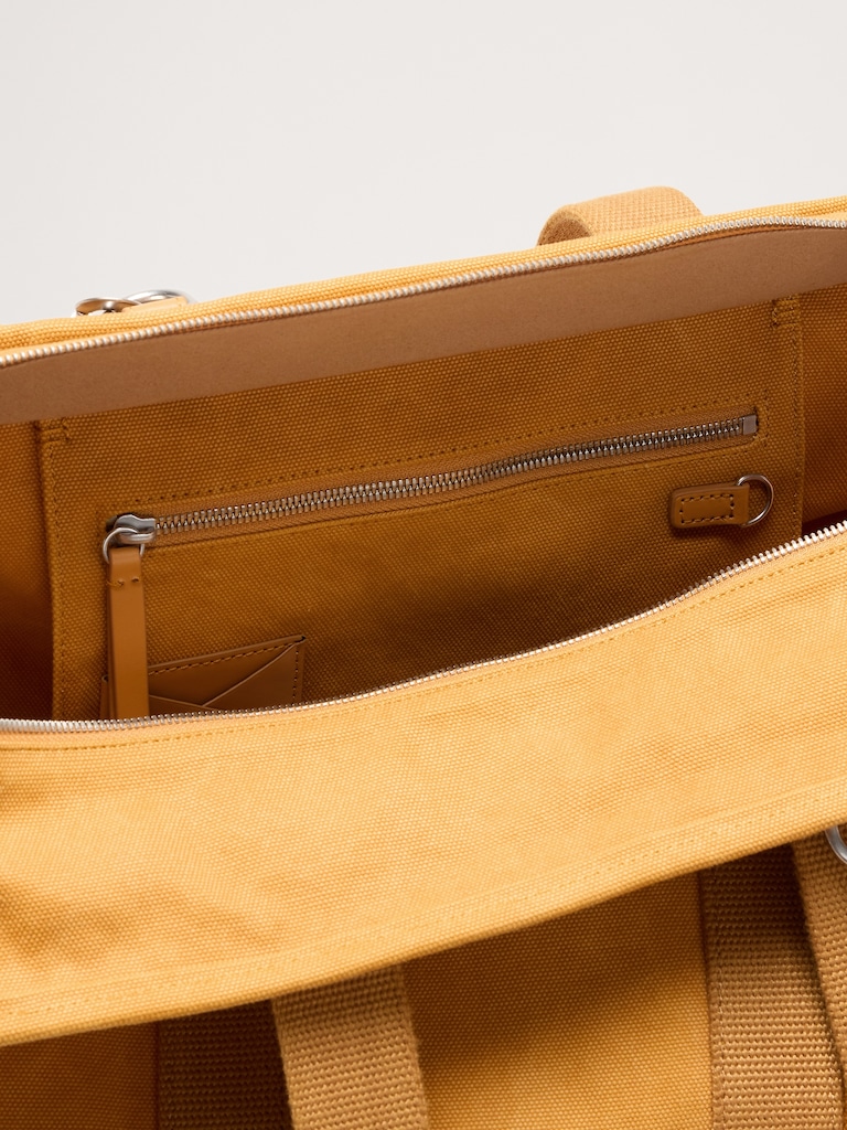 Large Cotton Canvas Weekender Bag