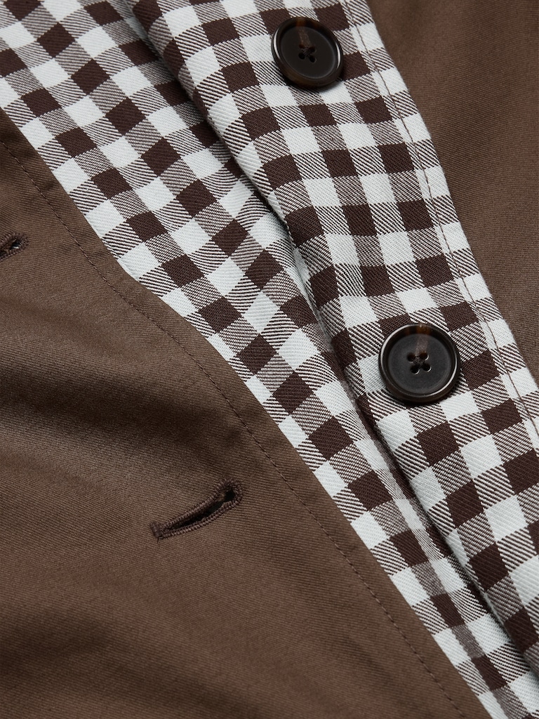 Reversible Cotton Car Coat