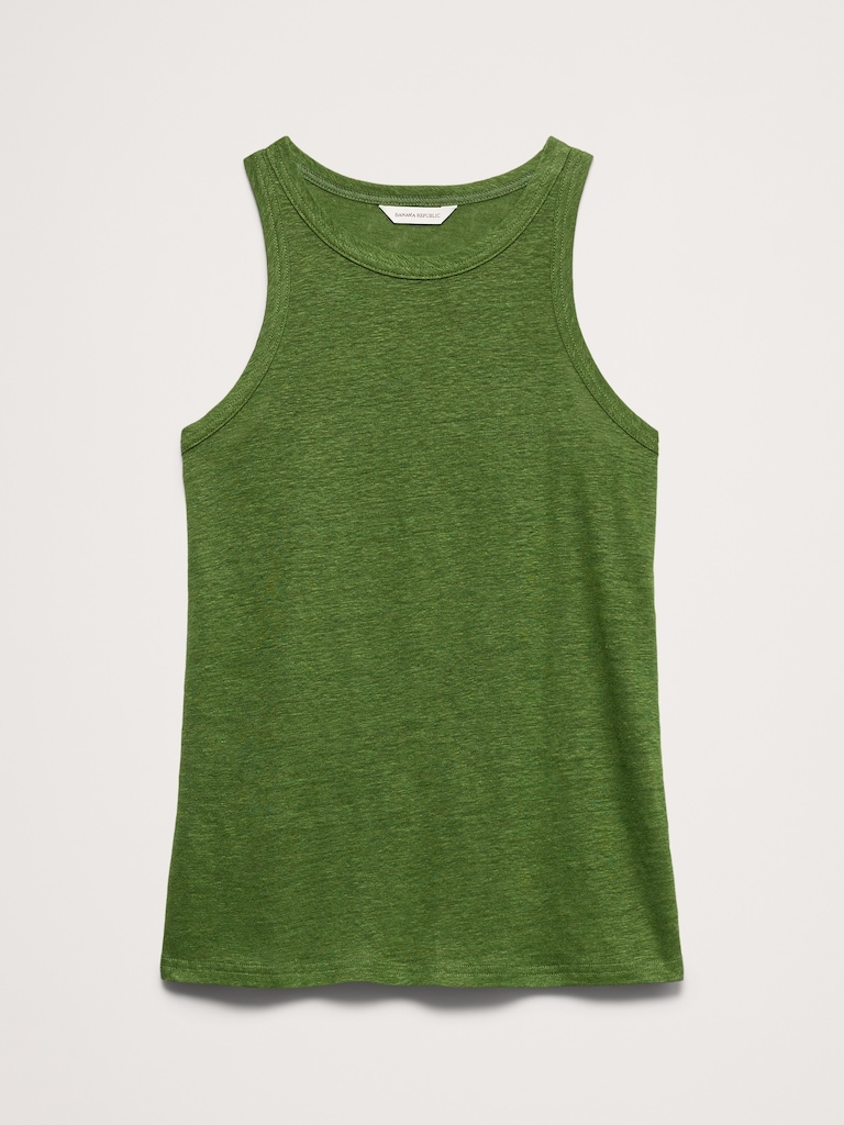 Linen Cutaway Tank