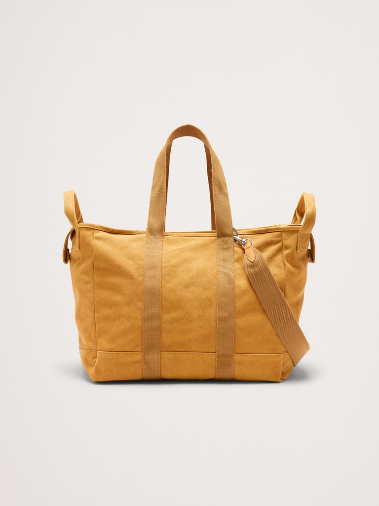Large Cotton Canvas Weekender Bag