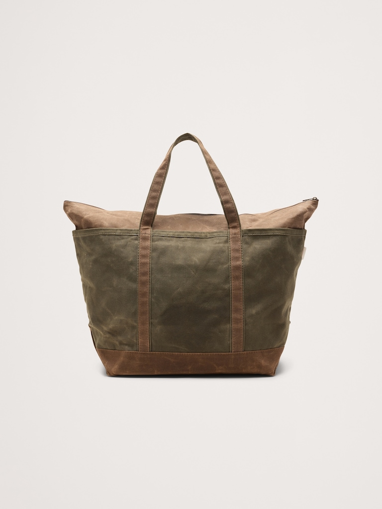 Waxed Canvas Tote by CB Station