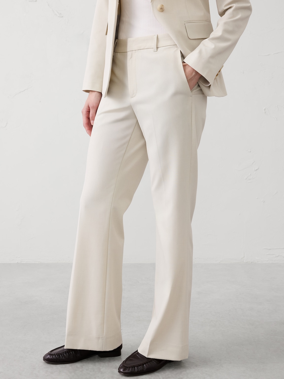 Bootcut High-Rise Sculpted Trouser