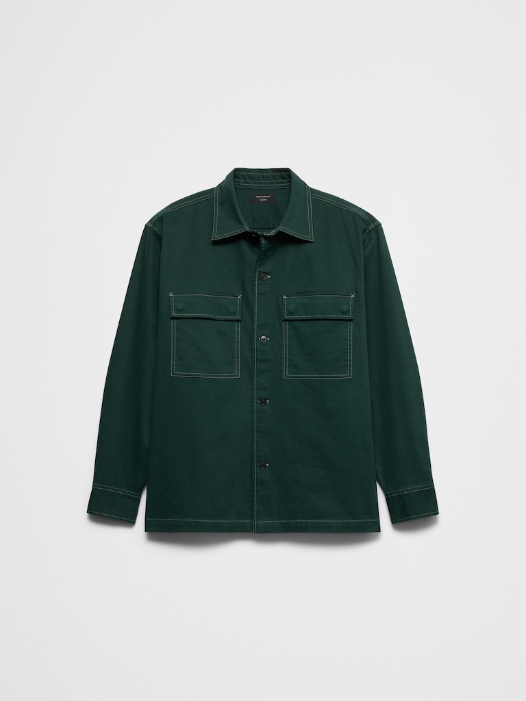 Relaxed-Fit Surplus Overshirt
