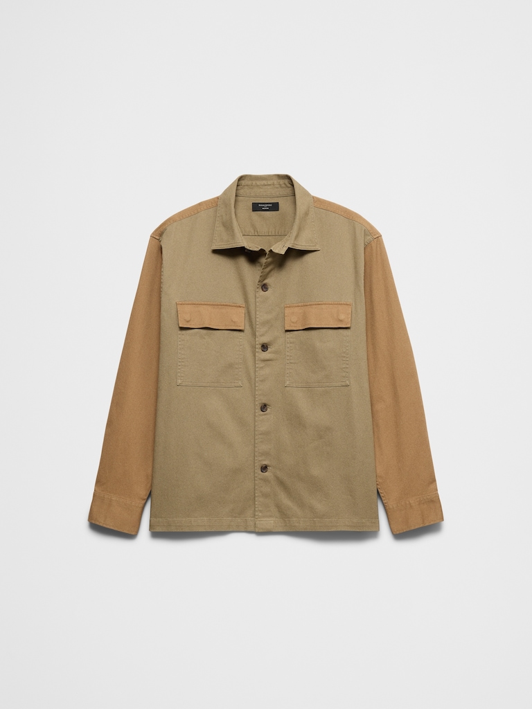 Relaxed-Fit Surplus Overshirt