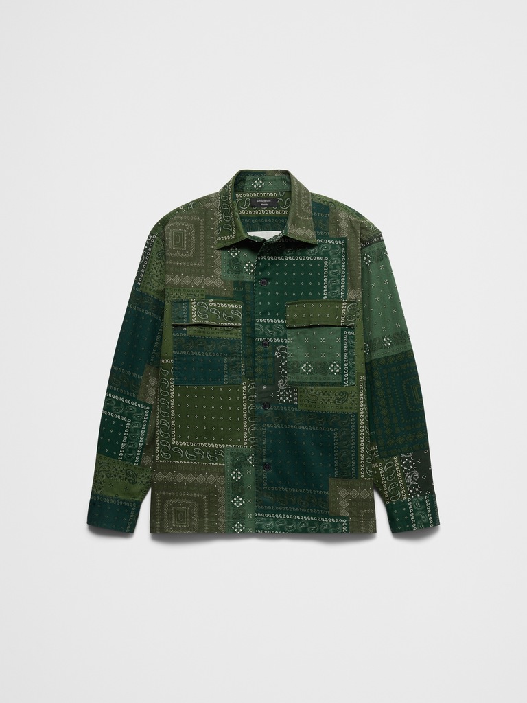 Relaxed-Fit Surplus Overshirt