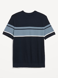 Relaxed Color-Block Sweater T-Shirt